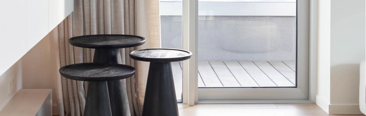 Wooden side tables