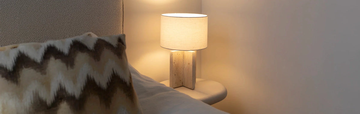 Linen table lamps