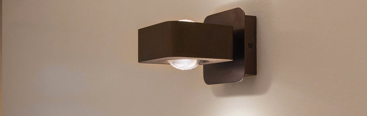 Square wall lamps