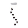 Pendant Monza 7 round | white
