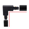 Track connector Lex - Corner L&R | black