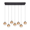 Pendant Monza 7 Rect. | black
