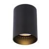 Ceiling light Nuo fix | black - black inside
