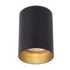 Ceiling light Nuo Fix | black - gold inside